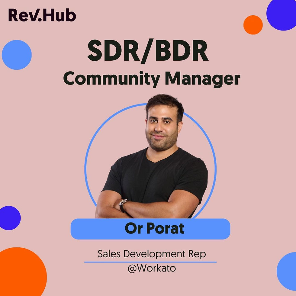 Why I Joined Rev.hub – Israel’s GTM Community