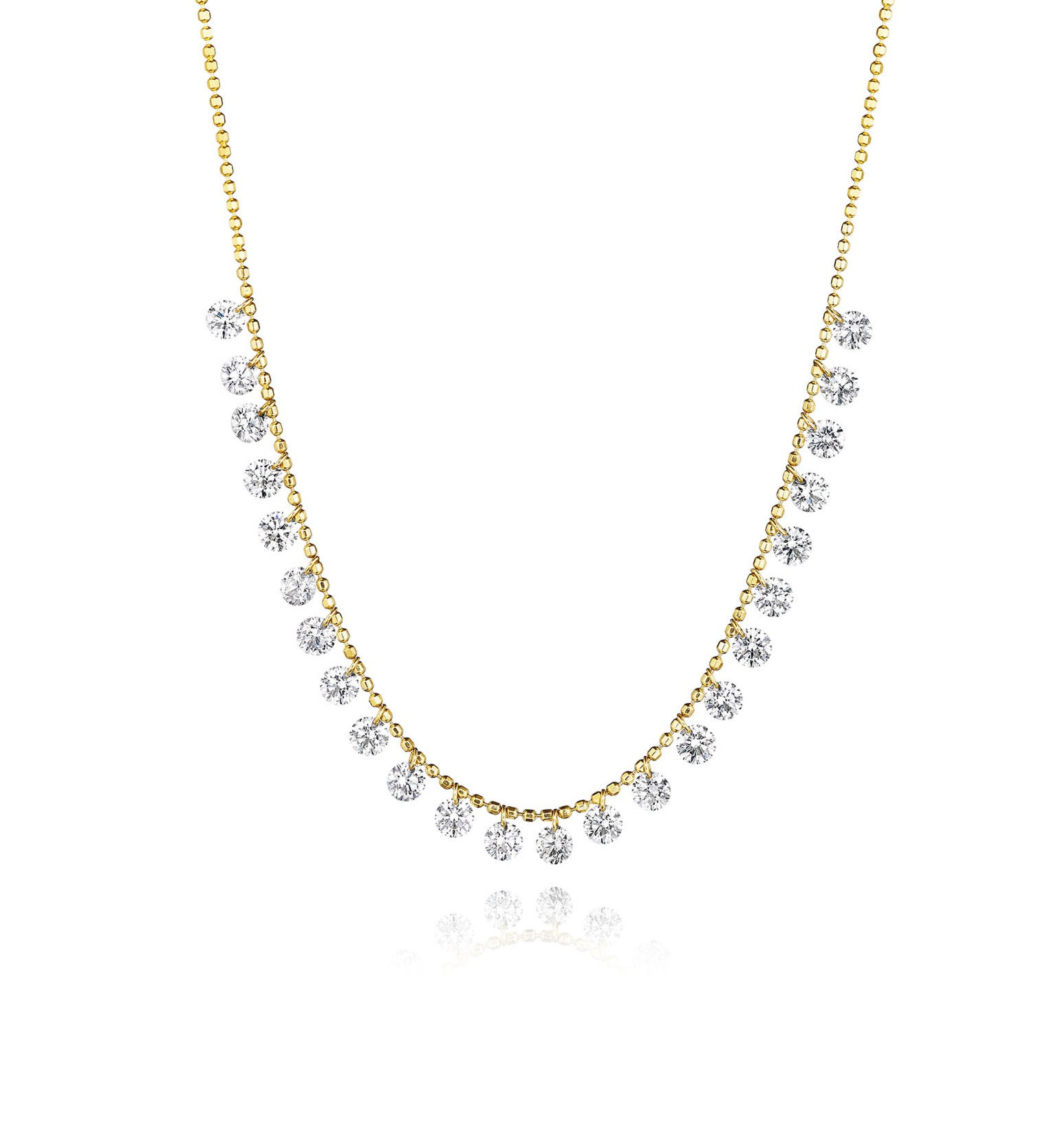 1.92ctw Floating Diamond Necklace
