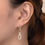 Thumbnail: .50ctw Diamond Link Earrings