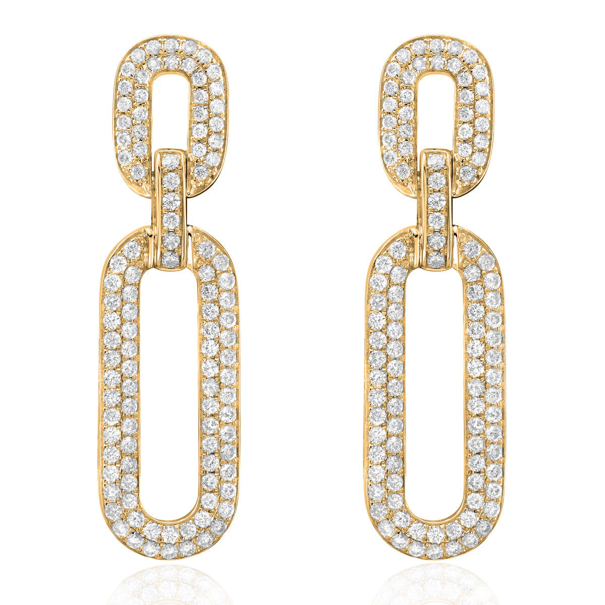 1.10ctw Diamond Drop Earrings