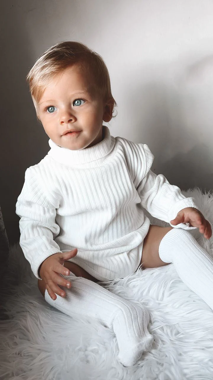 Baby in White Dress