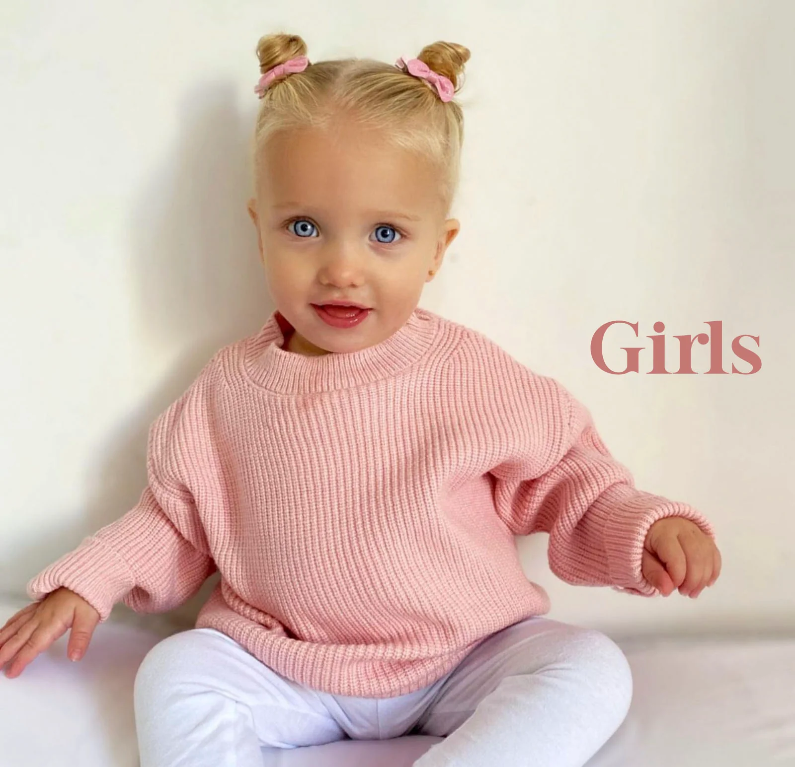 Girl Baby In Pink Dress