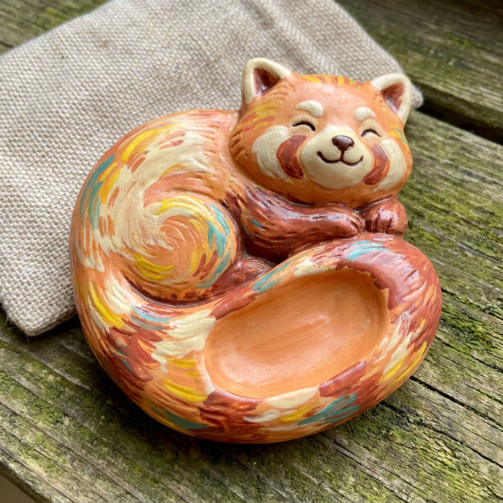 Red Panda Puff