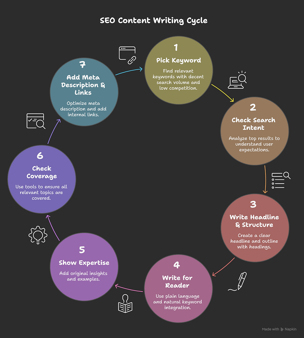 SEO Content Writing Cycle