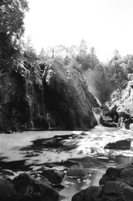 Gabbro & Baker Falls MI. B104-12