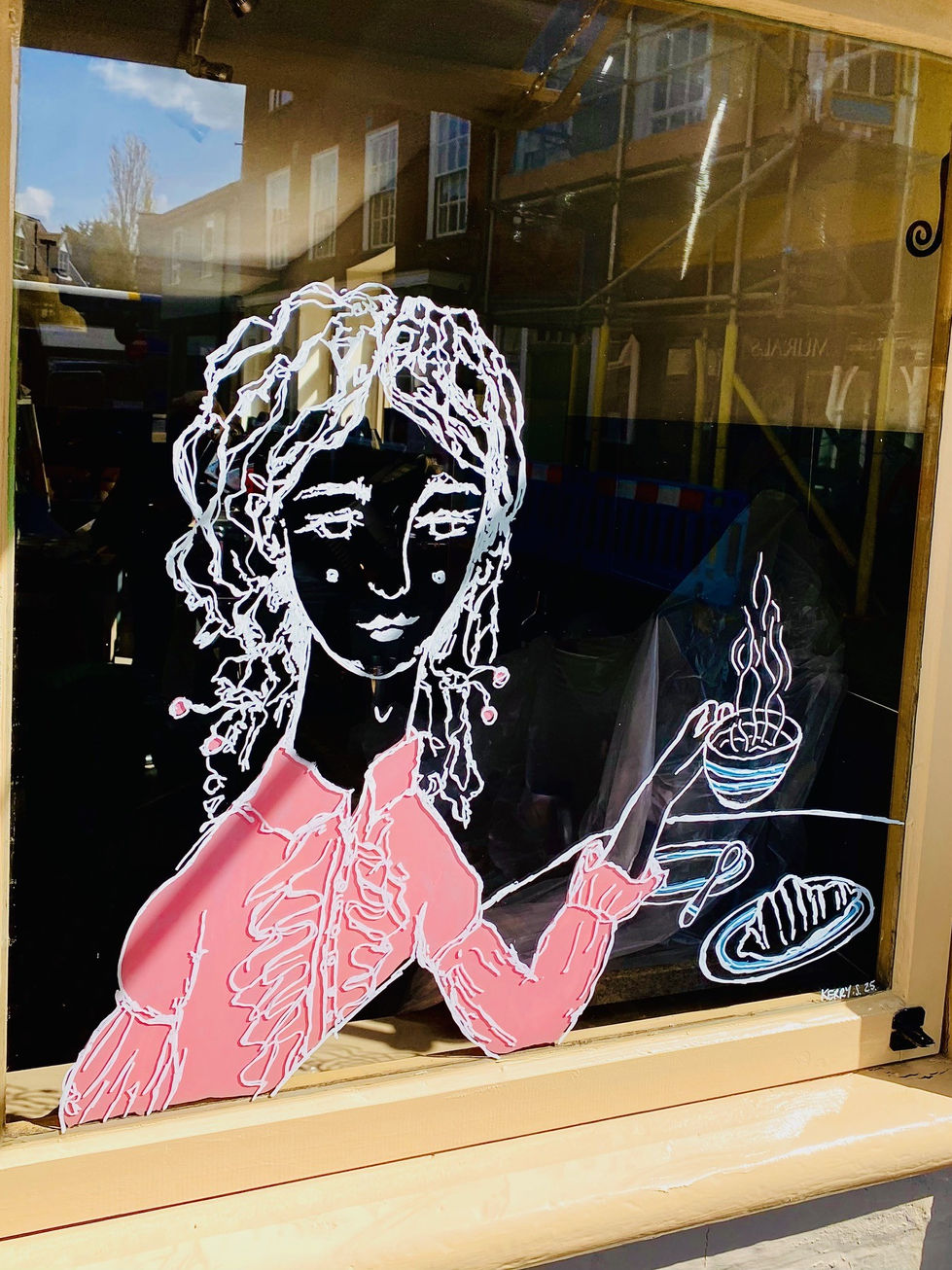 Ma Belle - Ma Belle's Bakery Café Window Art 2025