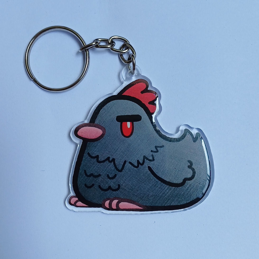 Miniatura: Chaveiro Galinha