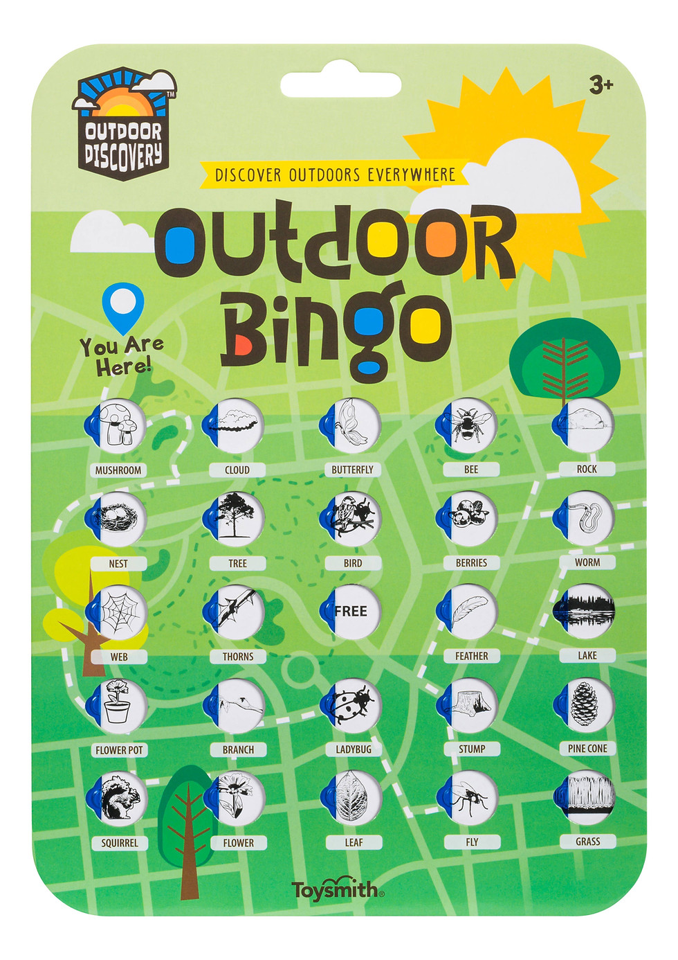 Thumbnail: Outdoor Discovery Outdoor Bingo 4 Pack-Travel or Yard Game (6-pack)