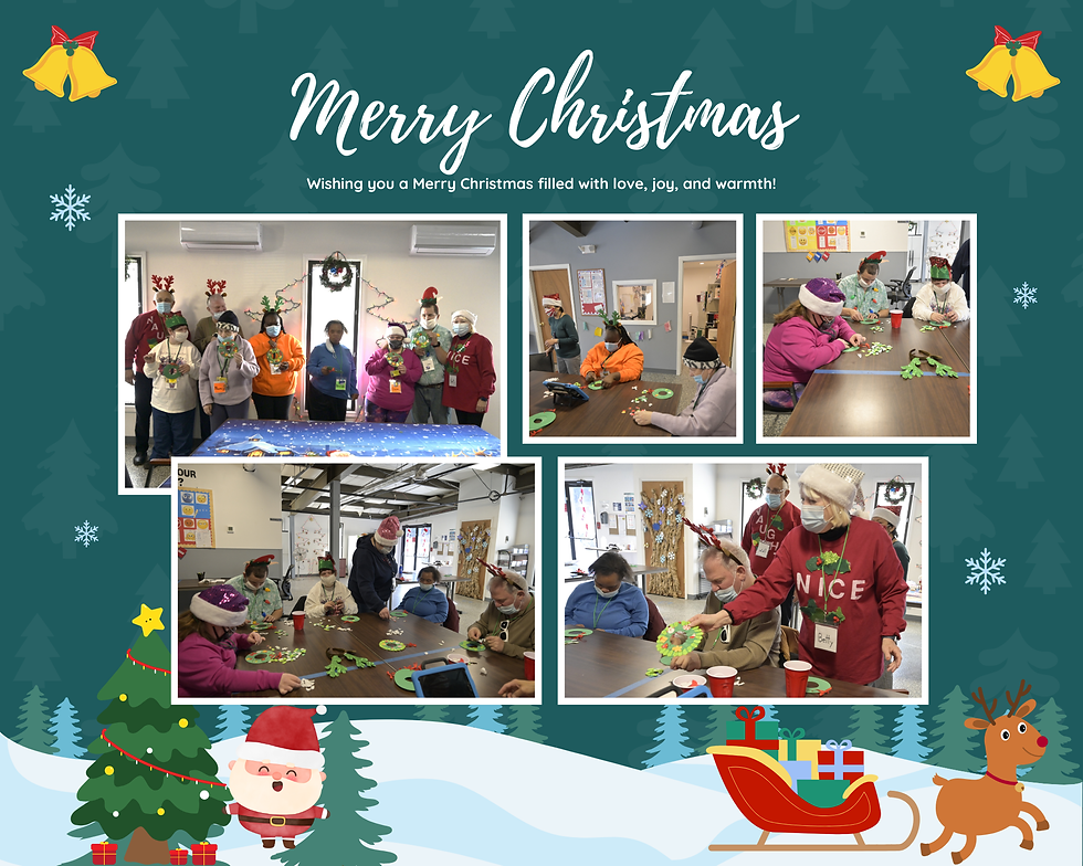 Wreath Craft time with Betty and Pete