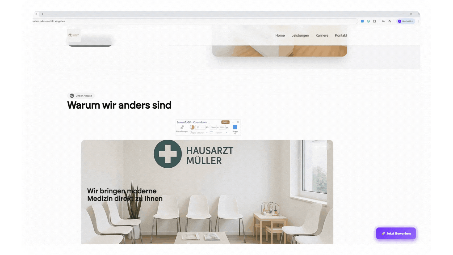 Bewerber-Widget Praxiswebseite.gif