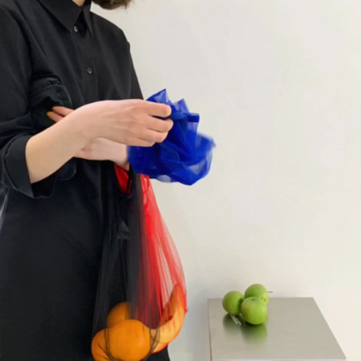 Прев'ю: Сумочка для супермаркету "Дякую, пакет не потрібен" електрик