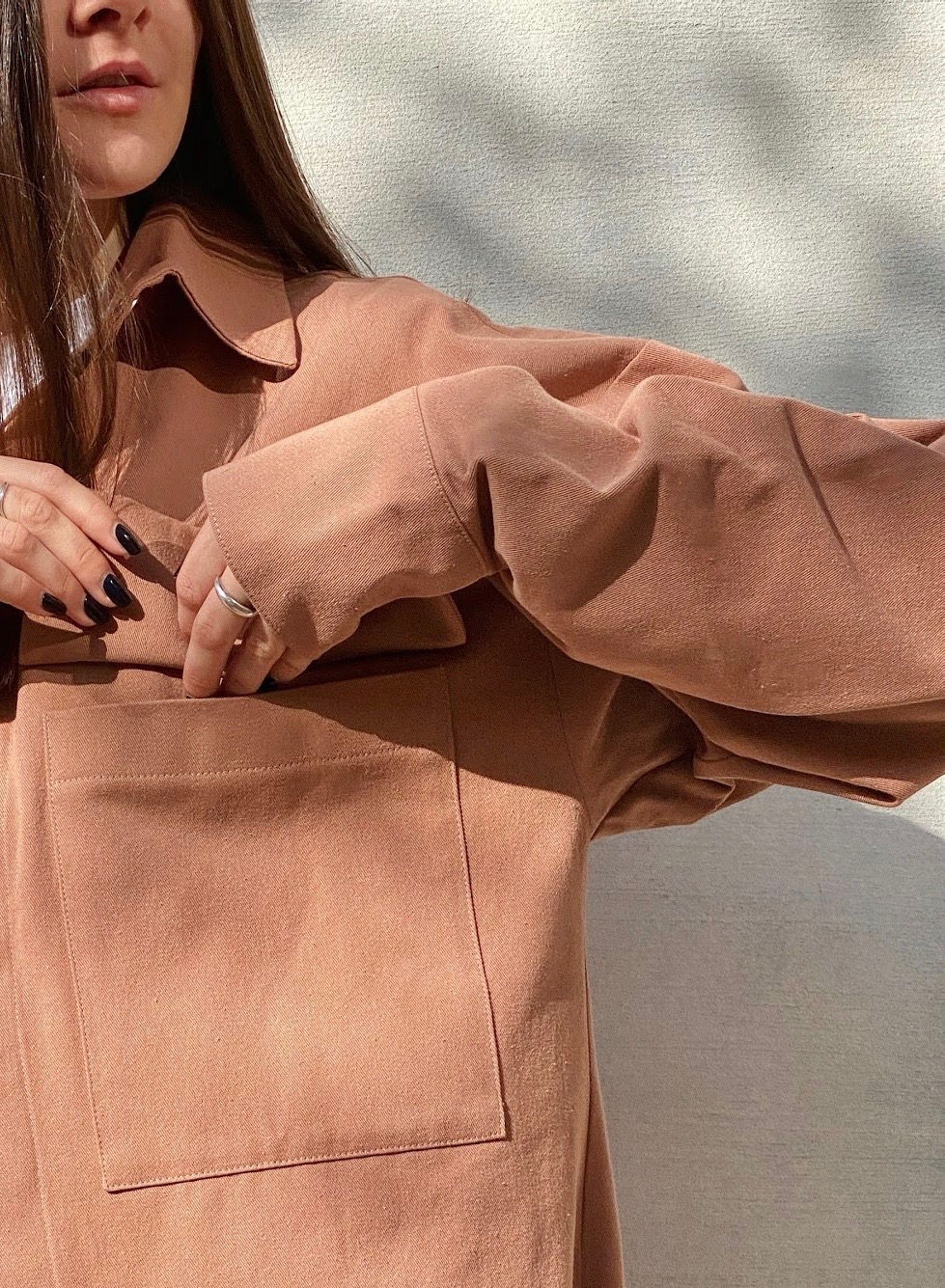 Прев'ю: Сорочка із шоколадного котону