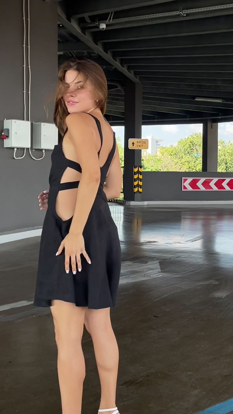 Прев'ю: Комбінезон із сірого льону