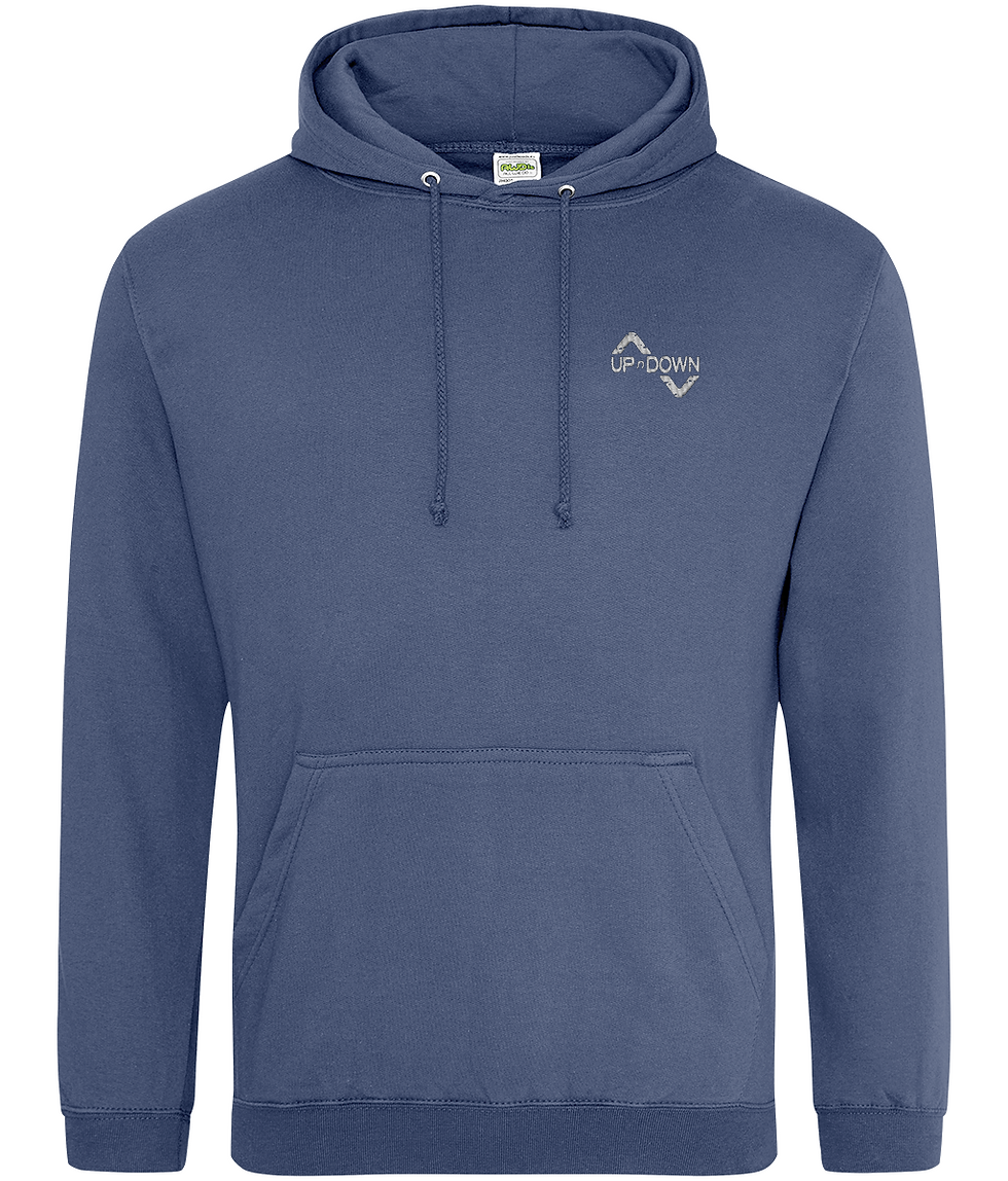 Thumbnail: Embroided UPnDOWN hoodie (custom colours available)
