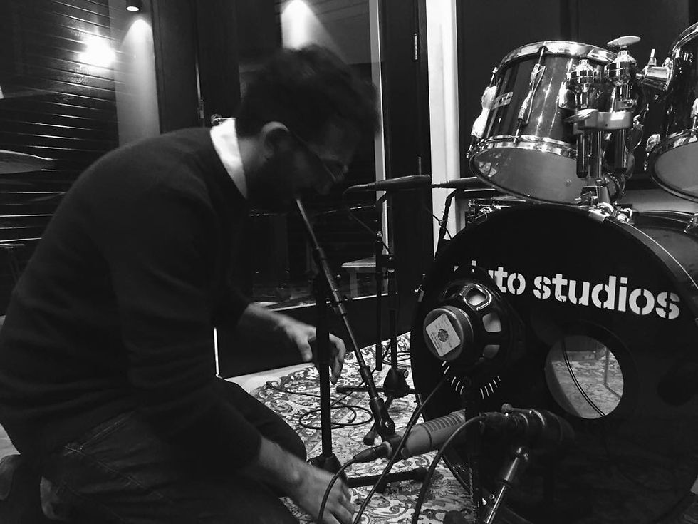 Drums session in Pluto Studios 2016