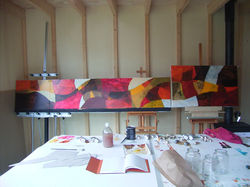 keukenschilderij in wording