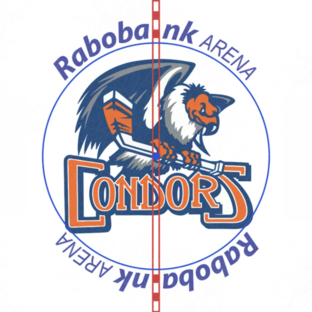 Bakersfield Condors 2017 Center Ice and Rink Layout