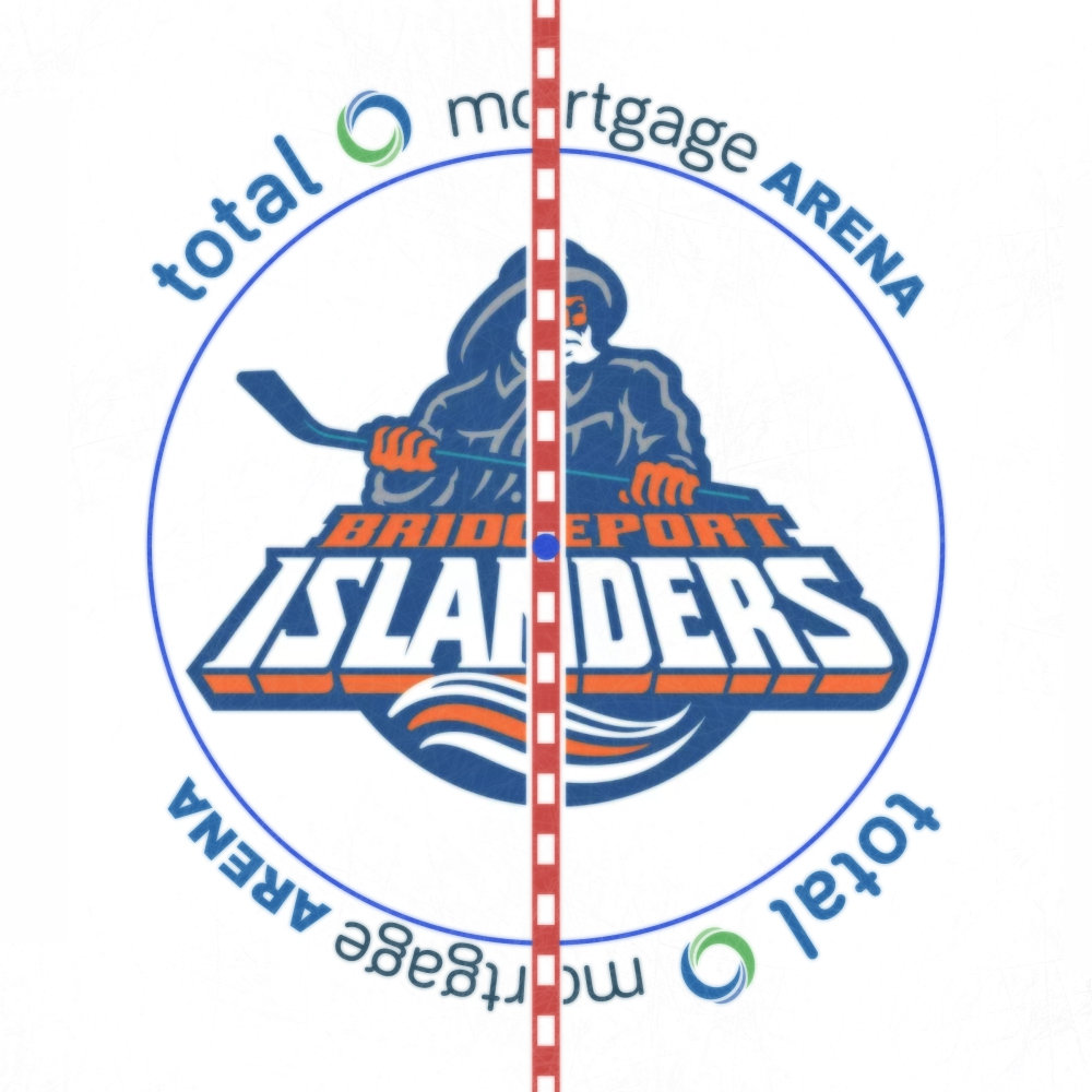 Bridgeport Islanders 2025 Center Ice and Rink Layout | TheFaceoff.net