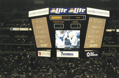 Nashville Arena Scoreboard