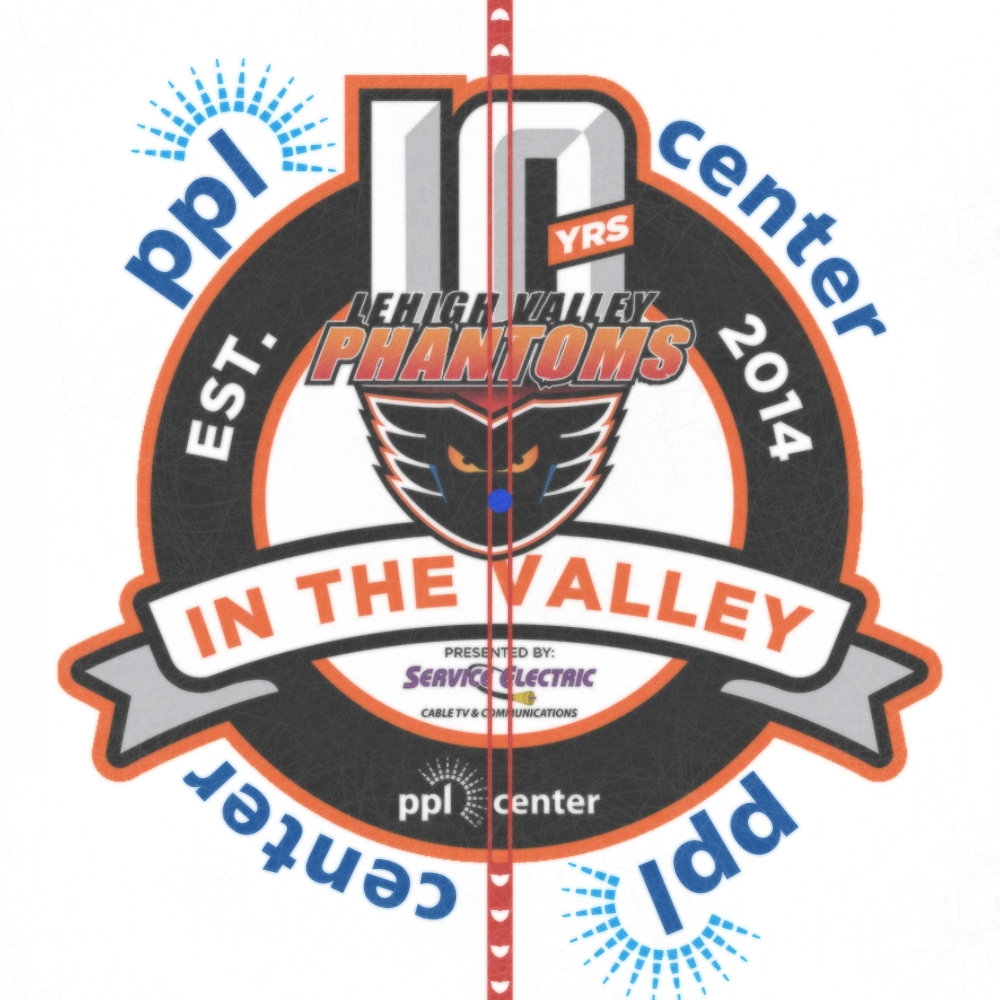 Lehigh Valley Phantoms 2024 Center Ice and Rink Layout