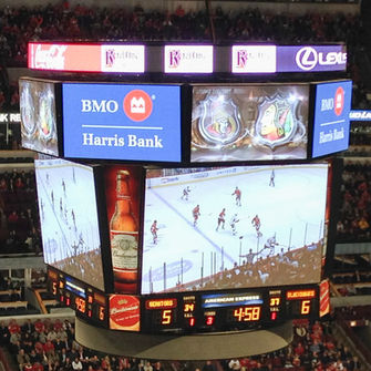 United Center Previous Scoreboard