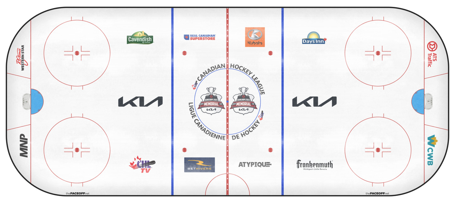Memorial Cup 2023 Center Ice and Rink Layout | TheFaceoff.net