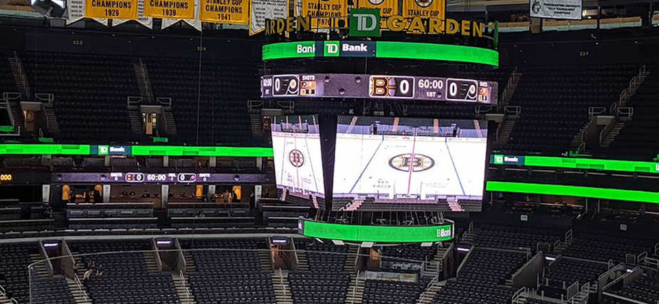 TD Garden Scoreboard