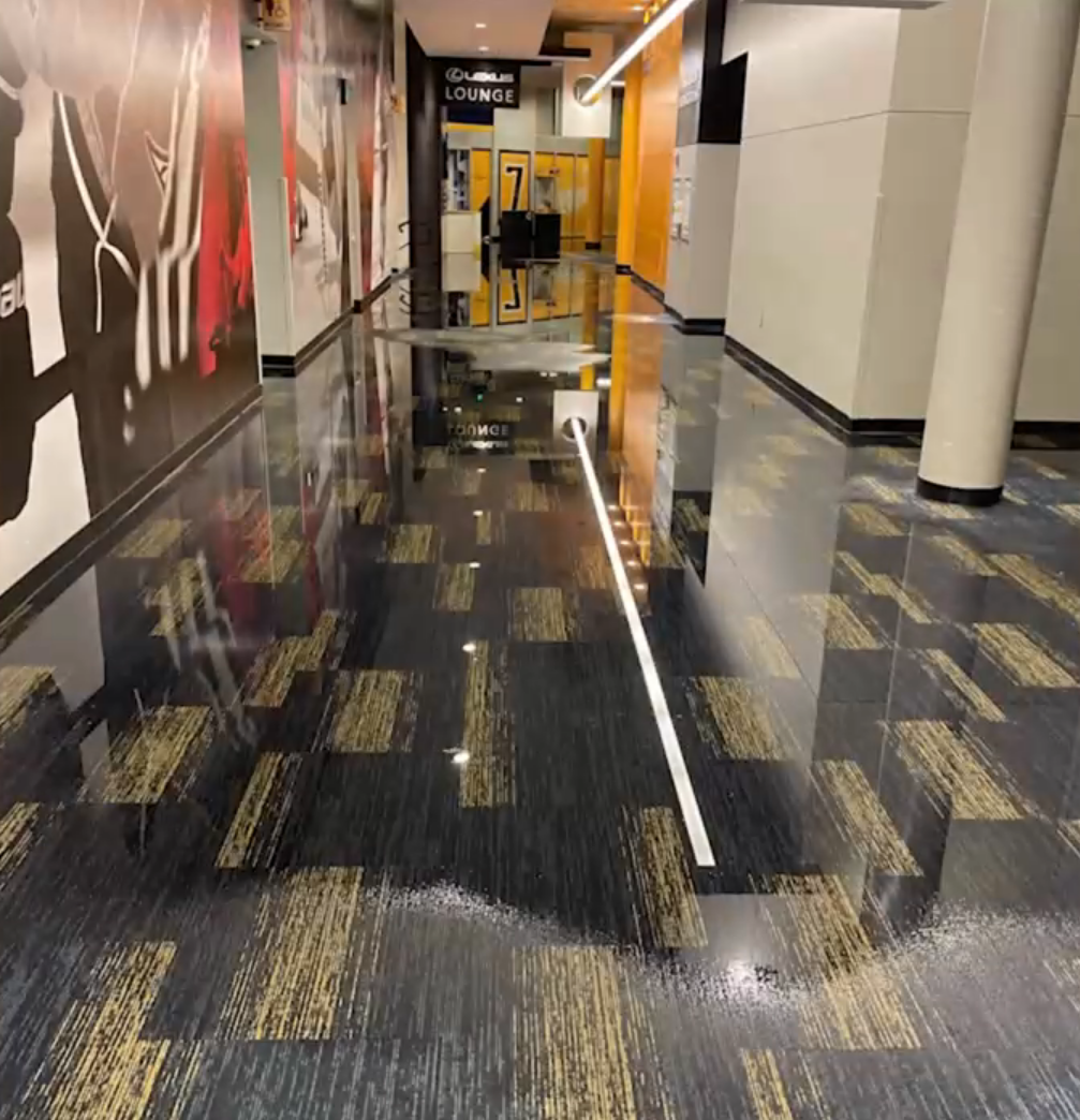 Bridgestone Arena Flood Damage content media