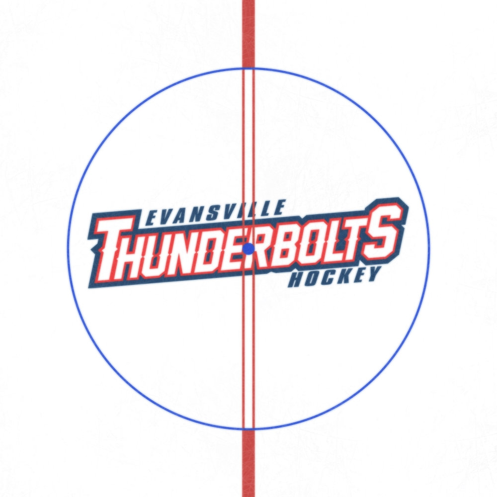 Evansville Thunderbolts 2022 Center Ice and Rink Layout