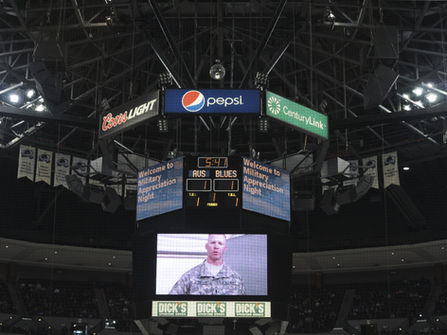 Pepsi Center Original Scoreboard