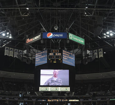 Pepsi Center Original Scoreboard