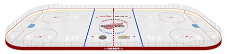 Detroit Red Wings Full Ice 3D Rink Layout