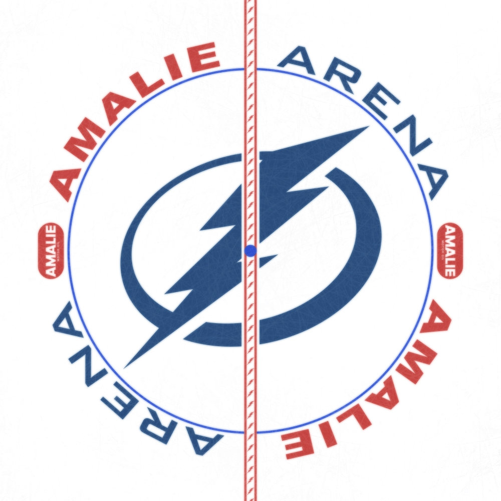 Tampa Bay Lightning Faceoff Concept