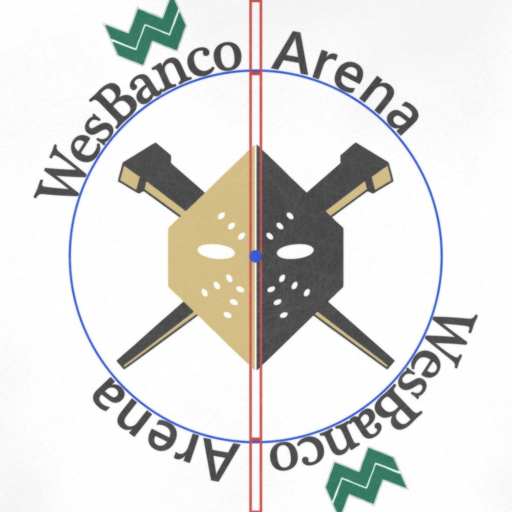 Wheeling Nailers 2020 Center Ice and Rink Layout
