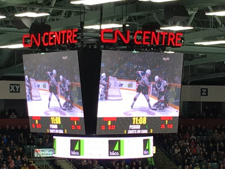 CN Centre Scoreboard