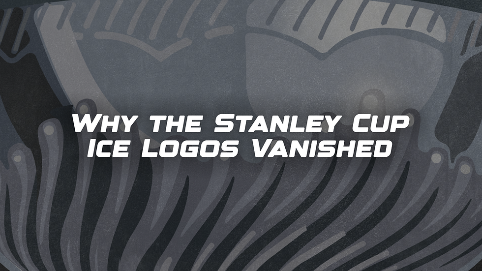 Why the Stanley Cup Ice Logos Vanished