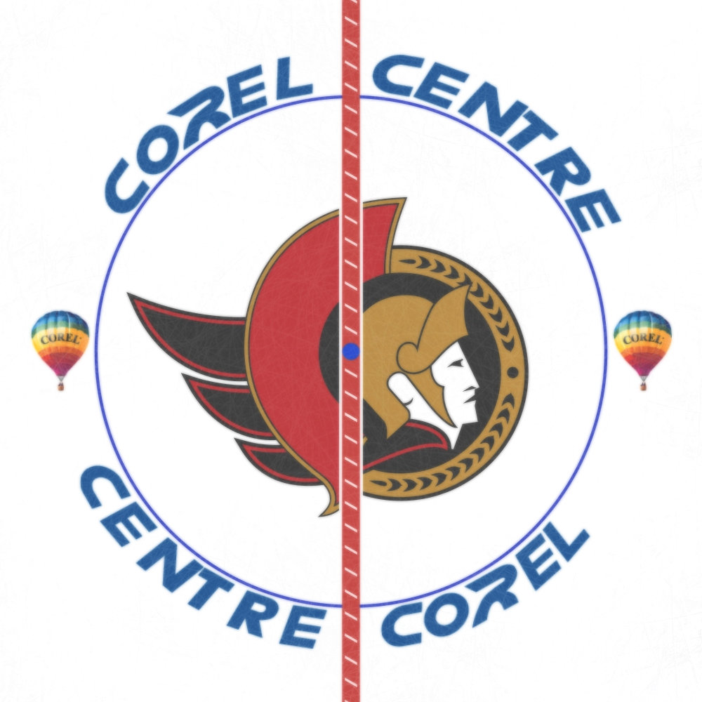 Ottawa Senators 2004 Center Ice and Rink Layout | TheFaceoff.net
