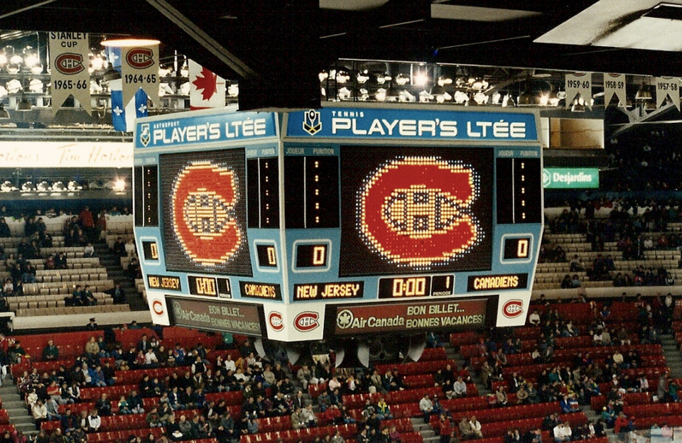 Montréal Forum Scoreboard