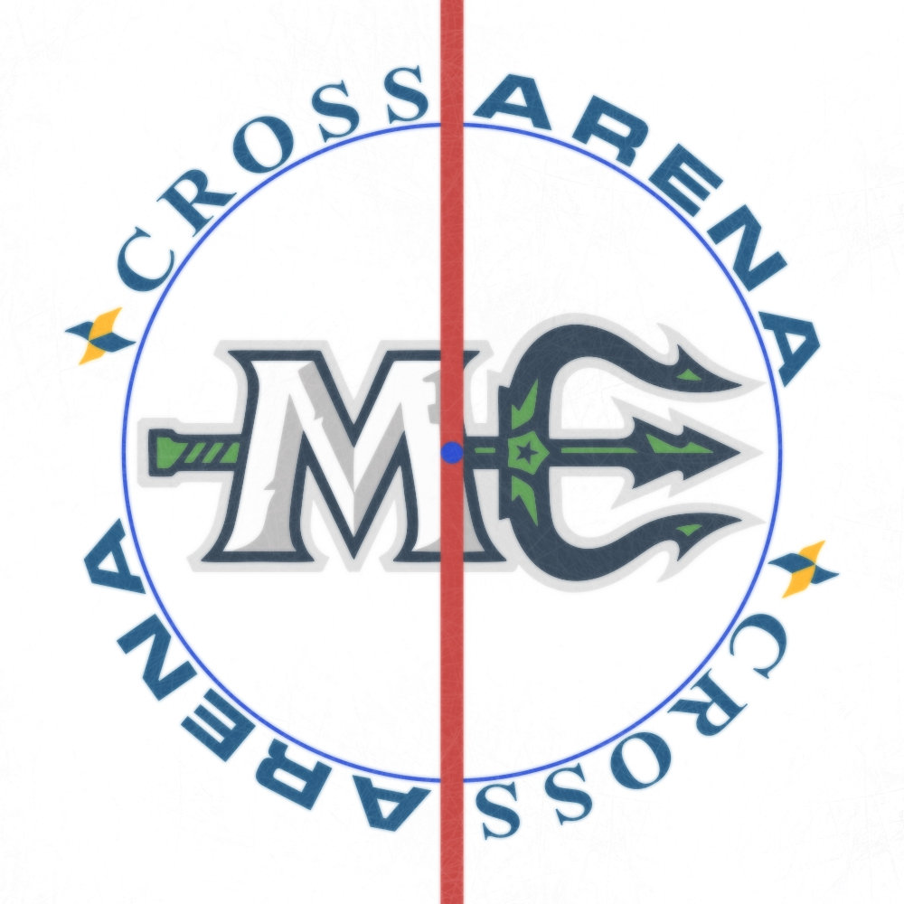 Maine Mariners 2023 Center Ice and Rink Layout