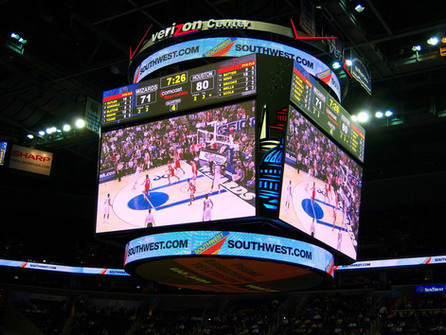 Verizon Center Scoreboard