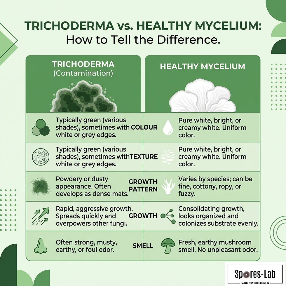 'Trichoderma vs. Healthy Mycelium