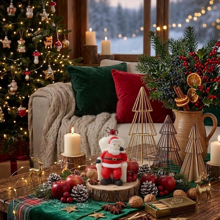 Papá Noel Sentado