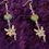 Thumbnail: fairy girl earrings 🧚🏻💜🍃