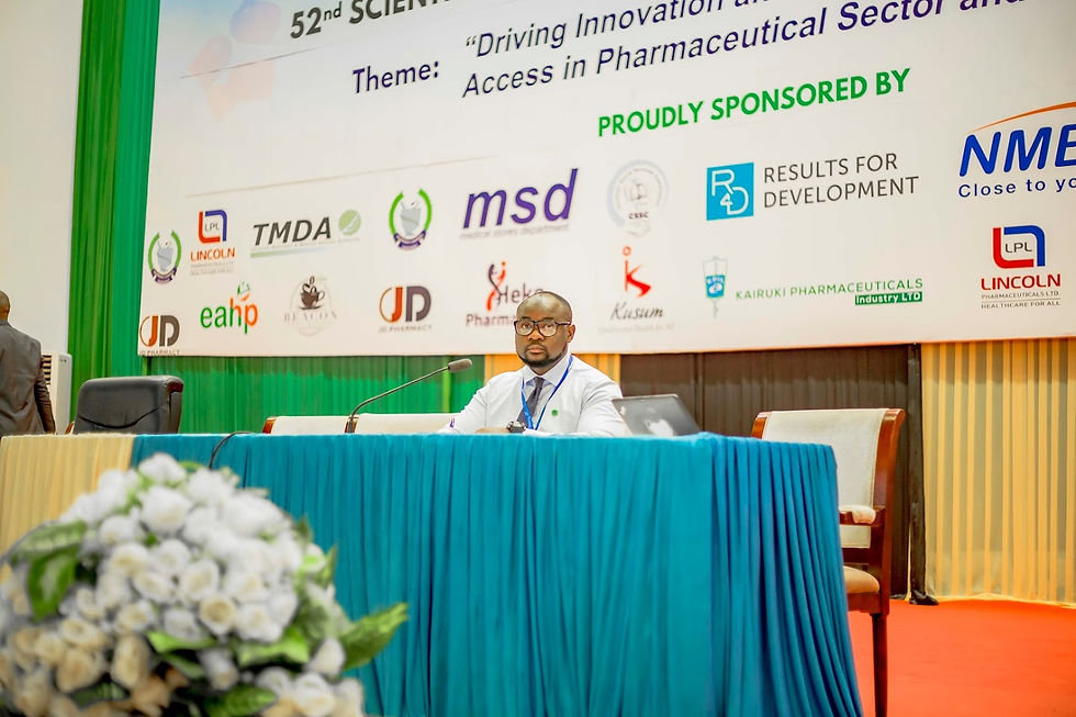Kauke Bakari Zimbwe, during the 52nd PST Scientific Conference