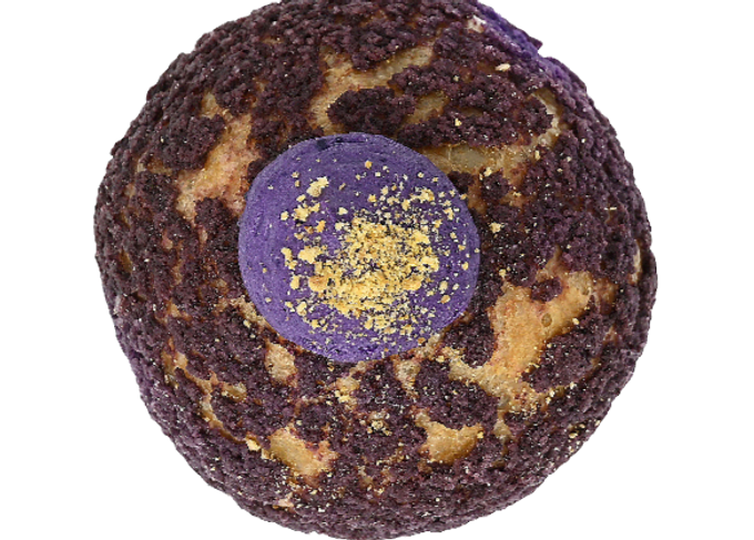 Ube Cheesecake Cream Puff