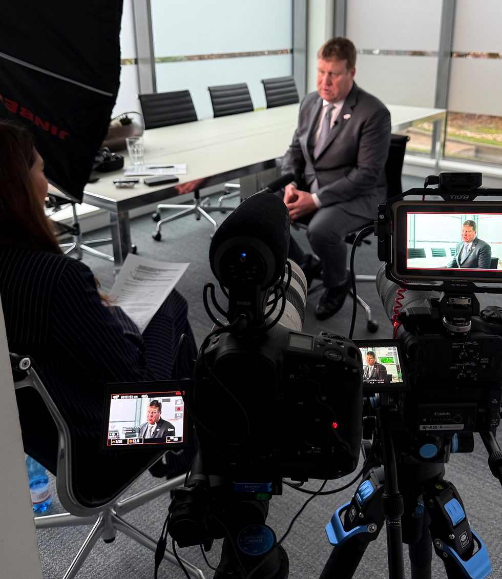 Captation d’une interview professionnelle en entreprise