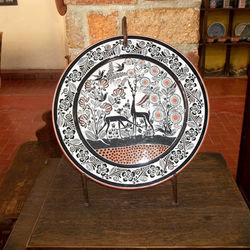 Plata Extra Grande con Venados