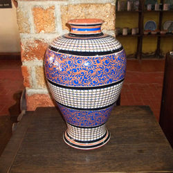 Florero Extragrande con rameado