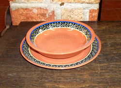 Plato Mediano y Plato Ondo Grande Conchitas