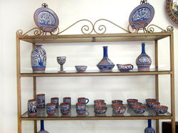 Variedad En Petatillo Azul - Platos Copas Floreros Tazas Vasijas